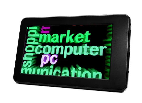 Market computer — Stock Photo, Image