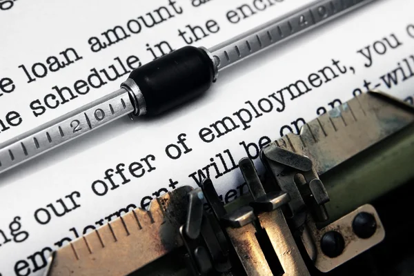 Offer of employment — Stock Photo, Image