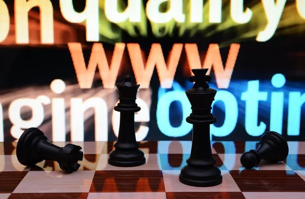 Www chess concept — Stock Photo, Image