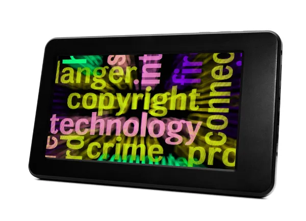 Copyright word cloud — Stock Photo, Image