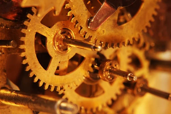 Ancient mechanical gears — Stock Photo, Image