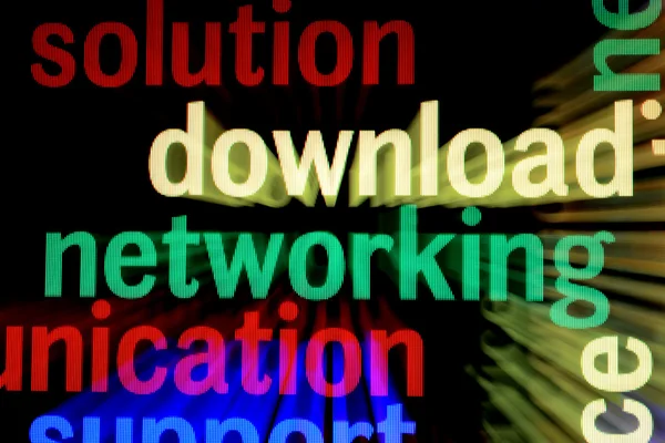 Solution download networking — Stock Photo, Image