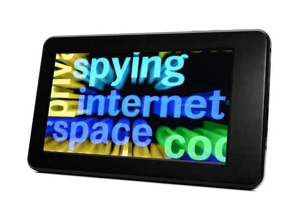 Internet de espionagem — Fotografia de Stock