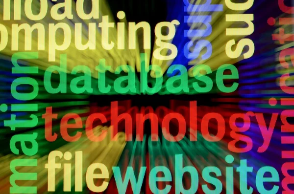 Concetto di tecnologia del database — Foto Stock