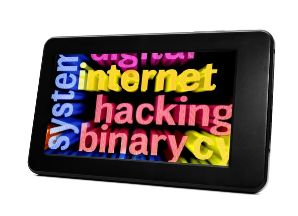 Internet concetto di hacking — Foto Stock