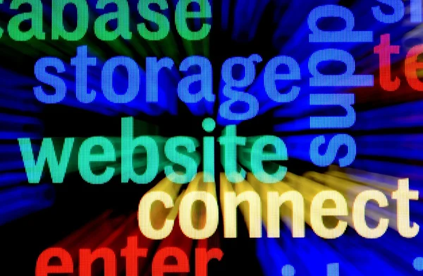 Web storage connettersi — Foto Stock