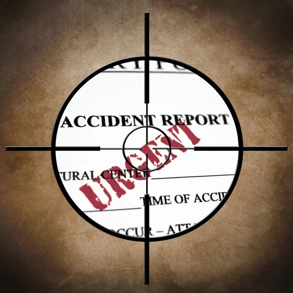 Accident report — Stock Photo, Image