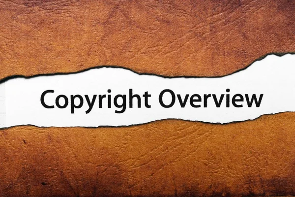 Copyright overview — Stock Photo, Image