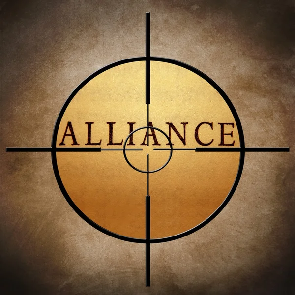 Alliance target — Stock Photo, Image