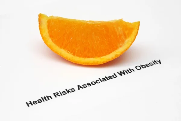 Health risks - obesity — Stock Photo, Image