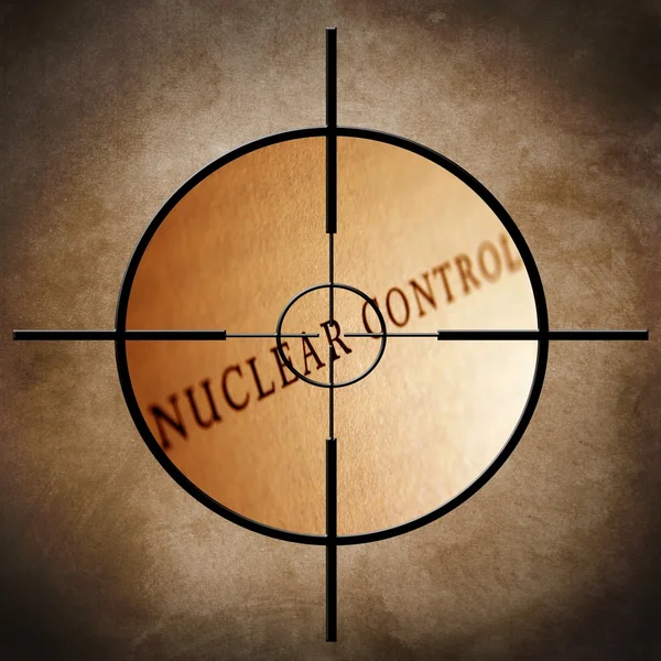 Nuclear control target — Stock Photo, Image