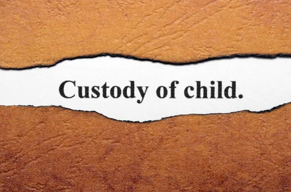 Custody of child — Stock Photo, Image