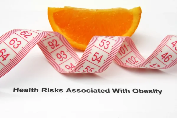 Health risk factors - overweight and obesity — Stock Photo, Image