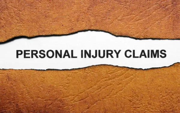 Personal injury claim — Stock Photo, Image