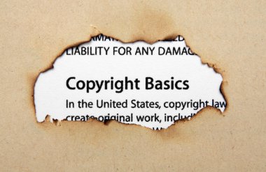 Kağıt delik üzerinde telif hakkı