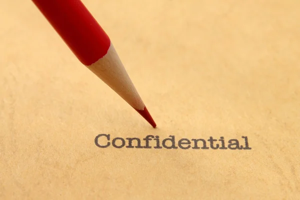 Confidential — Stock Photo, Image