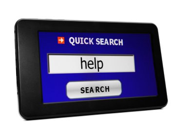 Search for help online clipart
