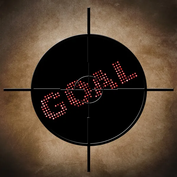 Goal target concept — Stock Photo, Image