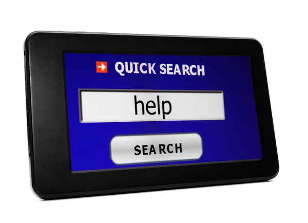 Search for help online — Stock Photo, Image