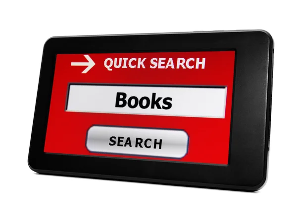 Search for books — Stock Photo, Image