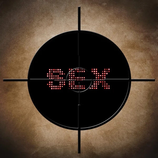 Sex target — Stock Photo, Image