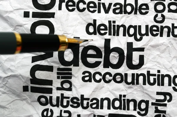 Debt concept — Stock Photo, Image