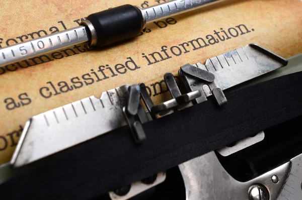 Classified information — Stock Photo, Image