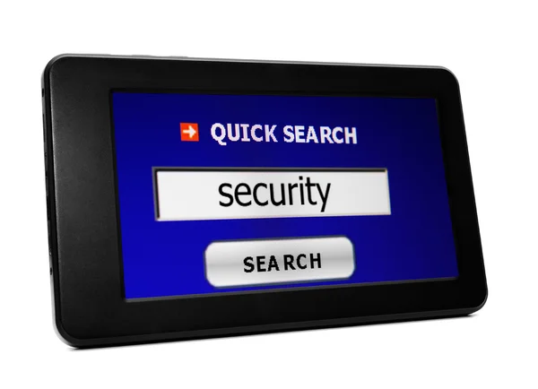 Search for web security — Stock Photo, Image