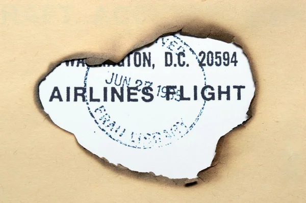 Πτήση αερογραμμών — Φωτογραφία Αρχείου