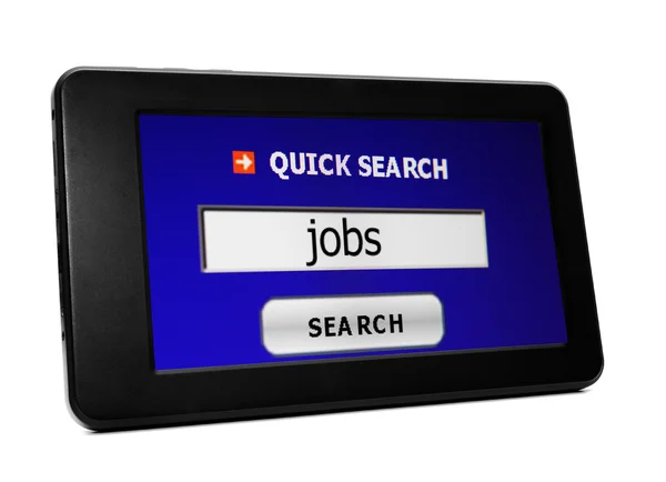 Search for web jobs — Stock Photo, Image