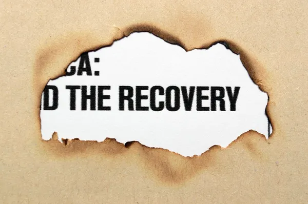 Recovery concept — Stock Photo, Image