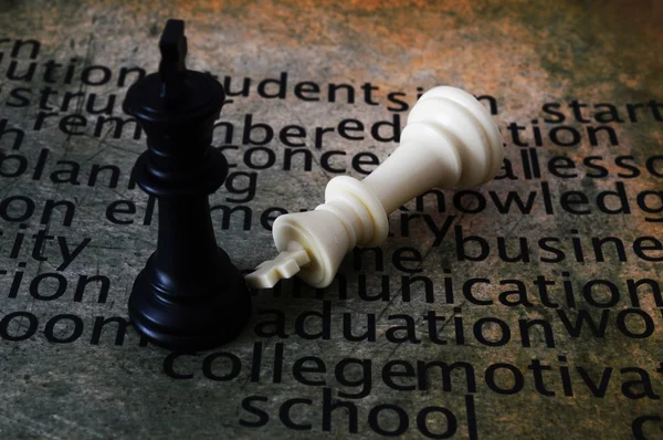 Chess and learn concept — Stock Photo, Image