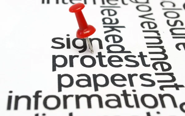 Protest concept — Stock Photo, Image