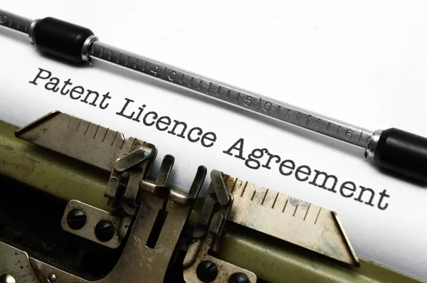 Acuerdo de licencia de paciente — Foto de Stock