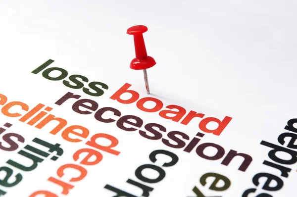 Recession concept — Stock Photo, Image