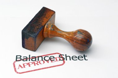 Balance sheet - approved clipart