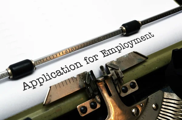 Application for employment — Stock Photo, Image