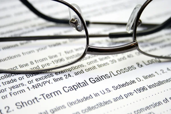 Capital gains and loses — Stock Photo, Image