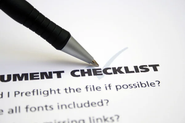 Checklist — Stock Photo, Image