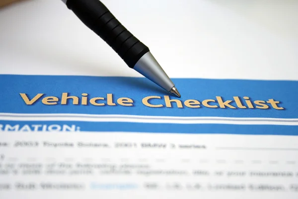 Vehicle information — Stock Photo, Image