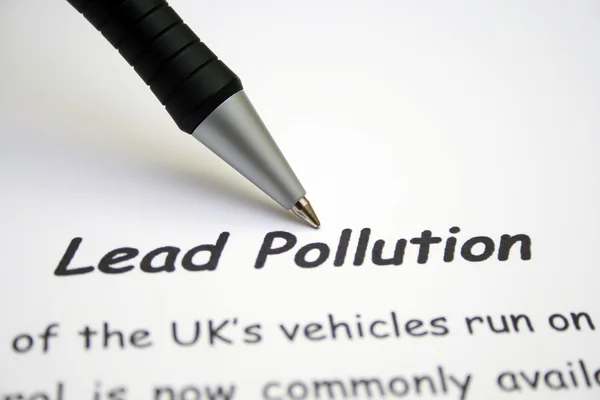 Air pollution from cars — Stock Photo, Image