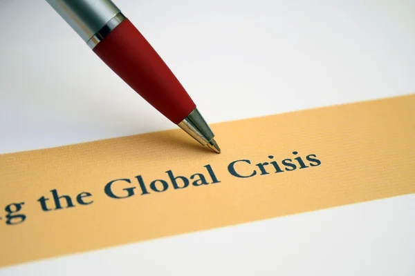 Globala krisen — Stockfoto