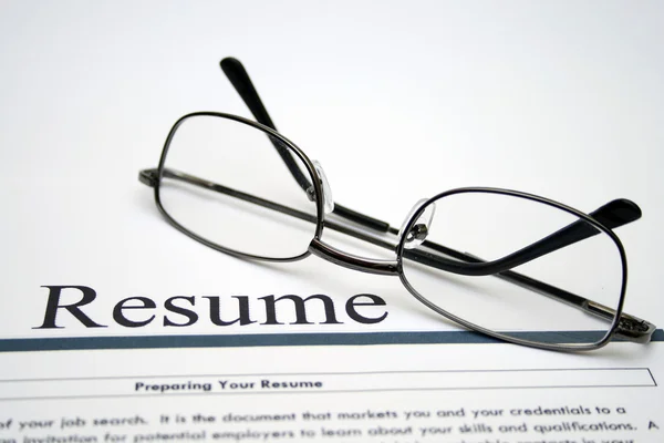 Resume — Stock Photo, Image