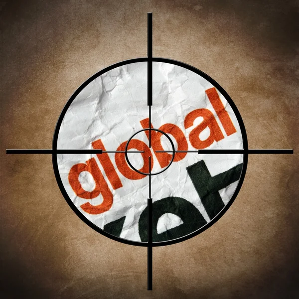 Глобальная цель — стоковое фото
