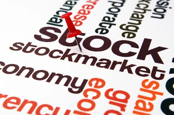 Aktiemarknaden koncept — Stockfoto