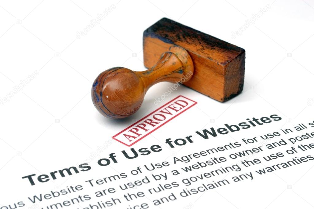 Terms of use websites