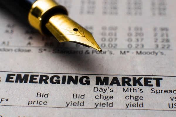 Emerging market — Stock Photo, Image