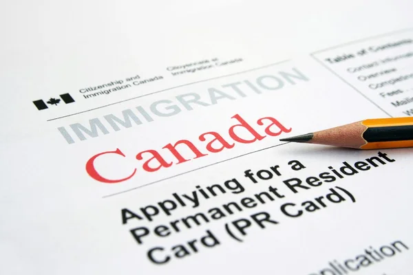 Імміграції Канади — стокове фото