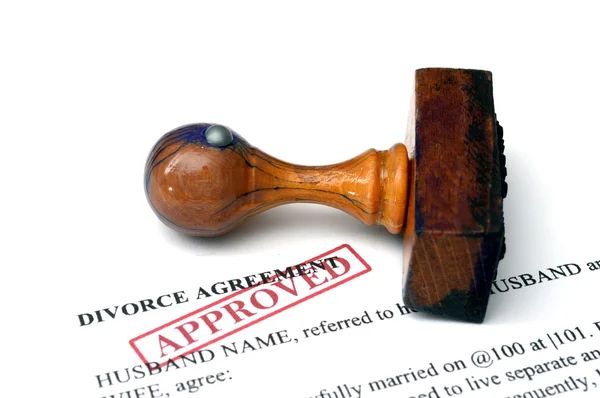 Acuerdo de divorcio — Foto de Stock