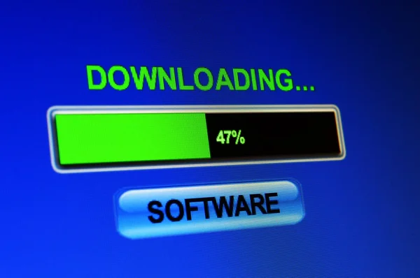 Download software — Stockfoto